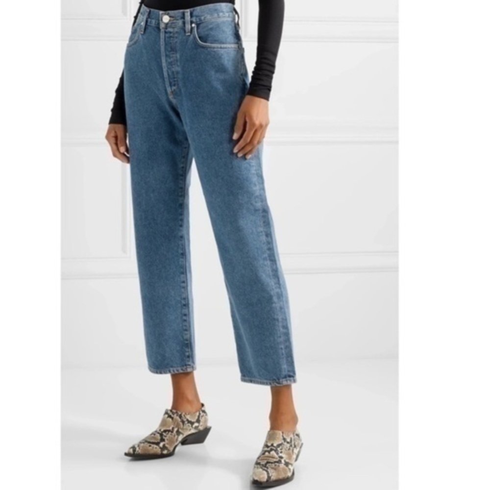 GOLDSIGN The Relaxed Straight mid-rise jeans